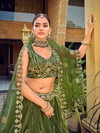 Nsf Design No. 345 Net With Ribbon Work Lehenga With Blouse Dupatta Wholesale In India